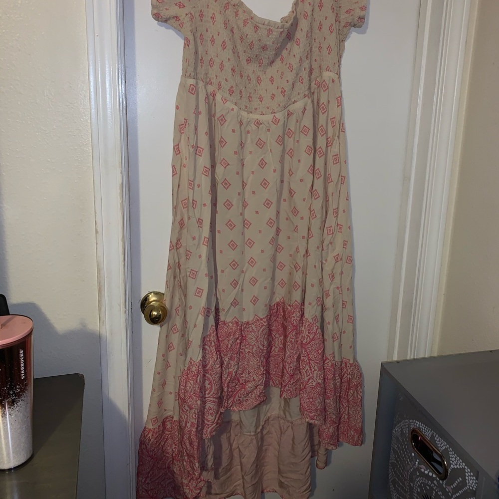 Torrid size 4 Hi Low peasant dress